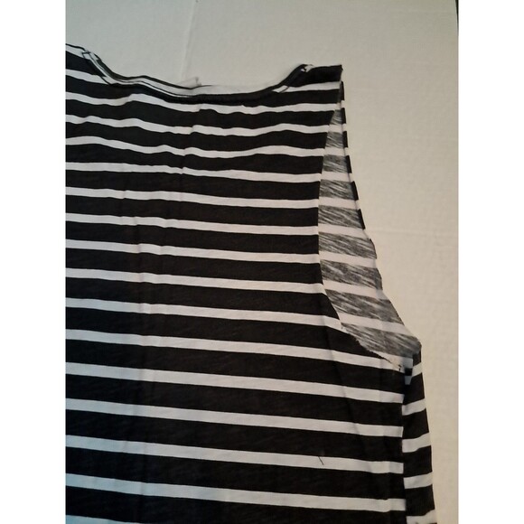 PINK Tank Top M Blk/Wht Strip - Picture 5 of 5